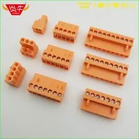 HT396V 3,96 2P~ 12P разъем печатной платы штепсельный Блок 15EDGVC 3,96 мм 2PIN~ 12PIN оранжевый проводной терминал Феникс контакт KEFA
