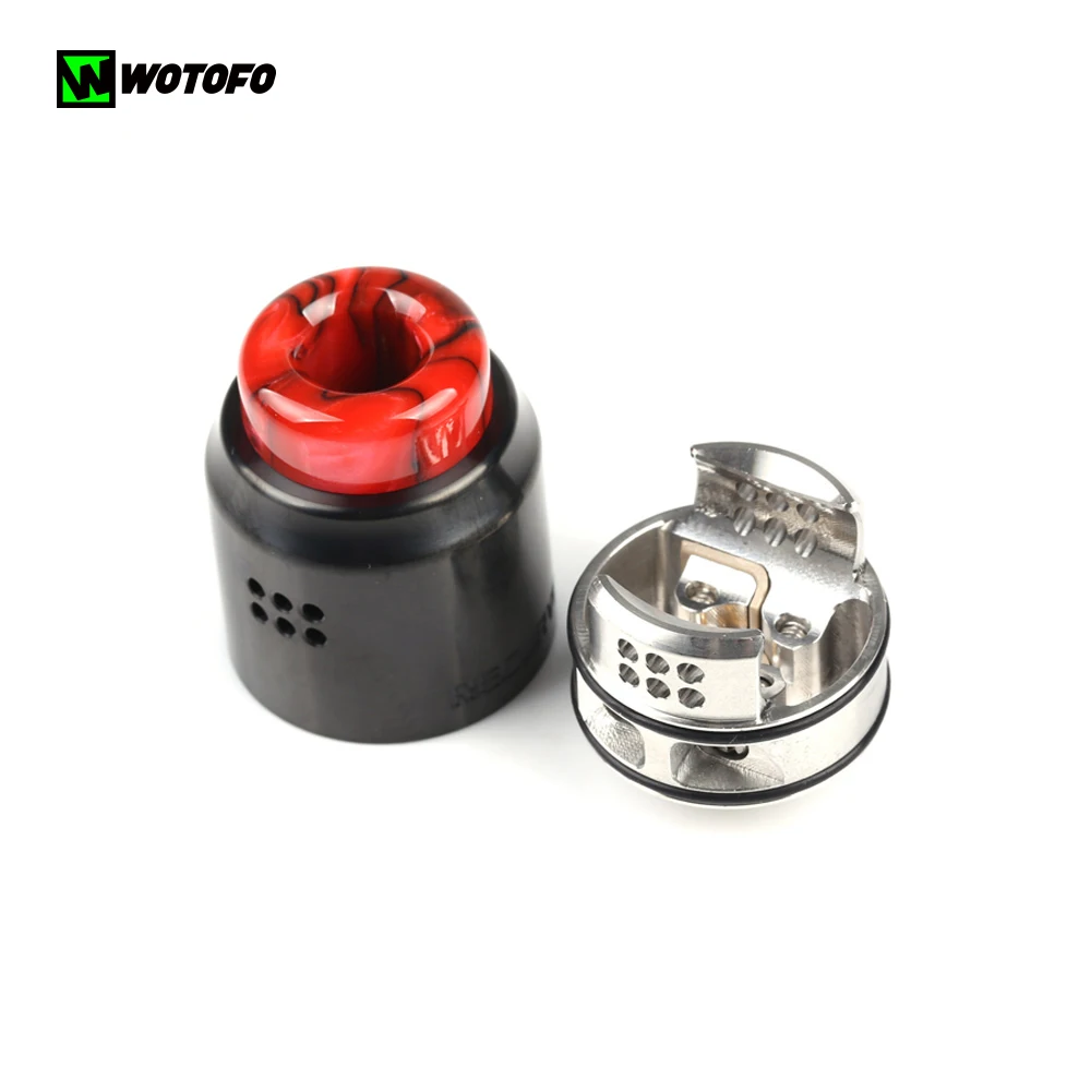 Оригинальный испаритель Wotofo Recurve Dual RDA Vape с 30 шт. Agelted Organic 10 плавленый clapton готовые