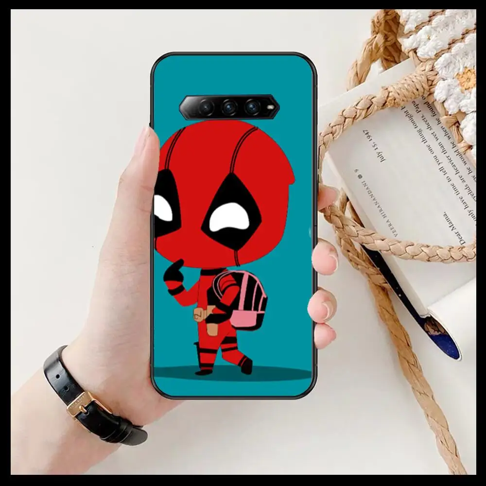 Мягкий ТПУ чехол для телефона Marvel Дэдпул xiaomi redmi Black Shark 4 Pro 2 3 3s чехлы Helo черный