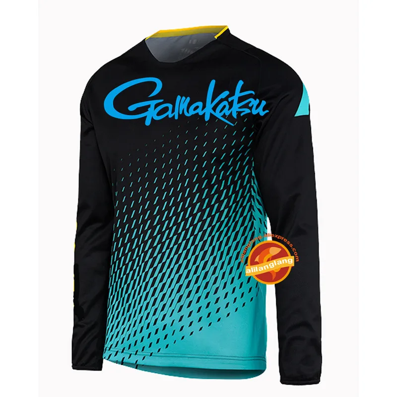 

2020 summer New Gamakatsu fishing Clothes Long Sleeve Quick Dry Fishing Clothing Anti-UV Sunscreen Fishing Shirt