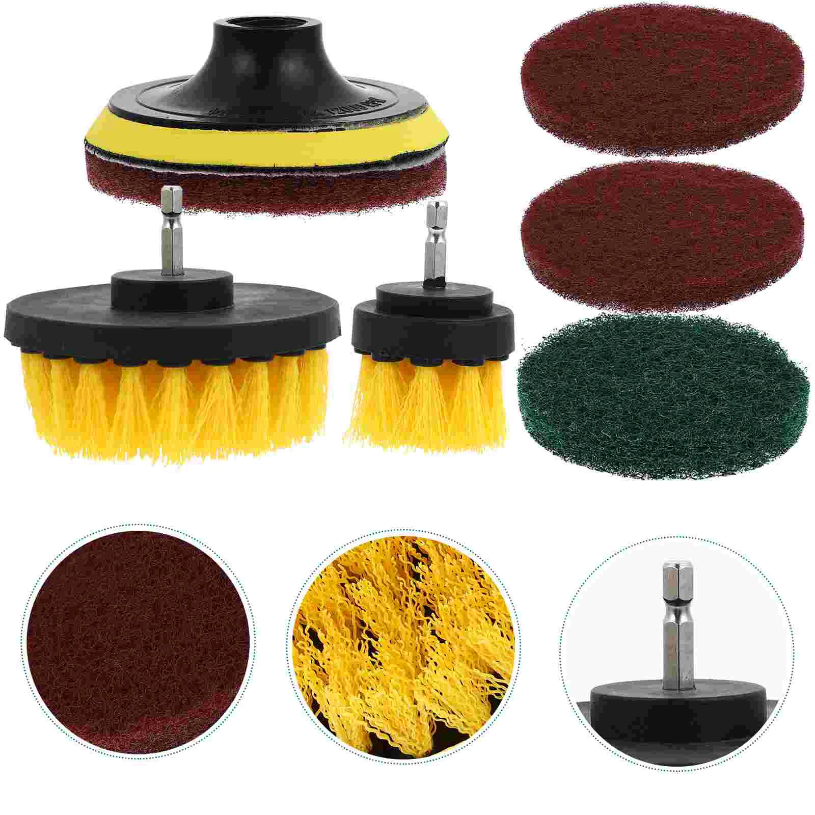 

10 шт., щётки для дрели