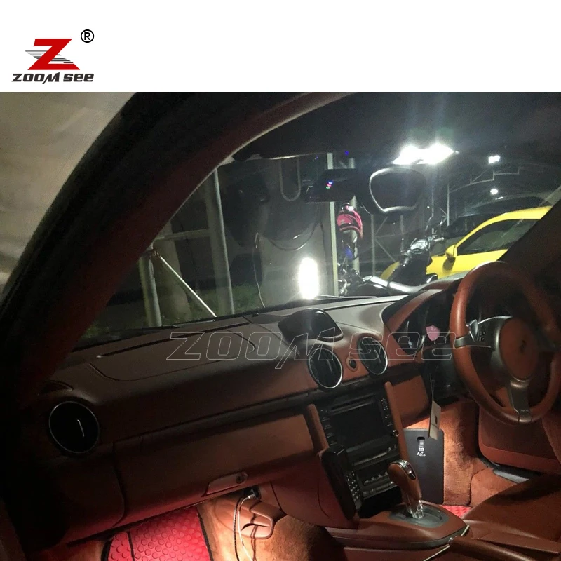 14 шт. светодиодный дверной светильник + внутренний купольный зеркальный комплект