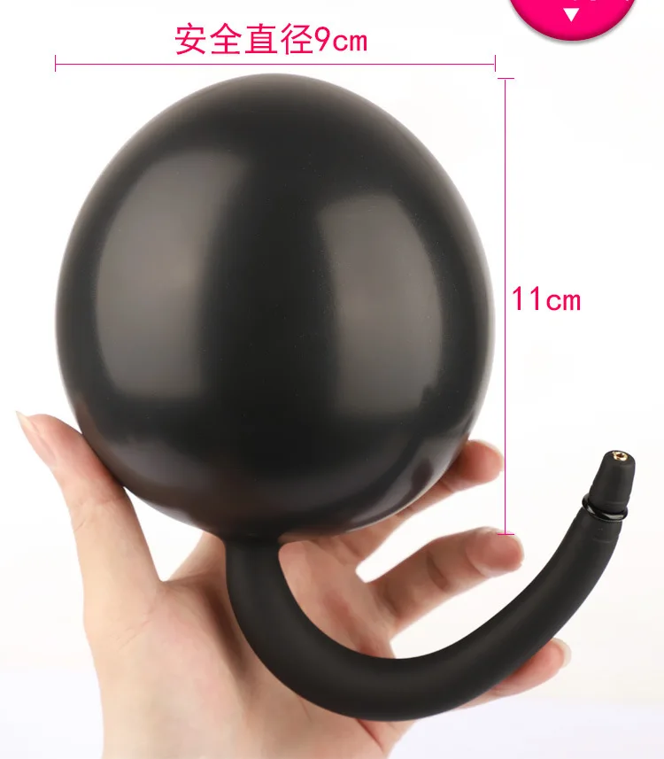 Силиконовая Анальная пробка увеличенного размера надувной анальный расширитель