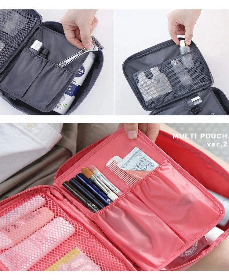 Multifunction Travel Cosmetic Bag Women Makeup Bags Toiletries Organizer Waterproof Female Storage Make Up Cases Wholesale