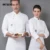 Женская и Мужская Рабочая одежда для кухни, ресторана, униформа шеф-повара, белая рубашка, двубортная куртка шеф-повара - изображение