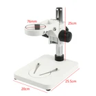Тринокулярный микроскоп, стереомикроскоп, бинокулярный микроскоп, Регулируемый Настольный держатель для фотографий + кольцо 76 мм