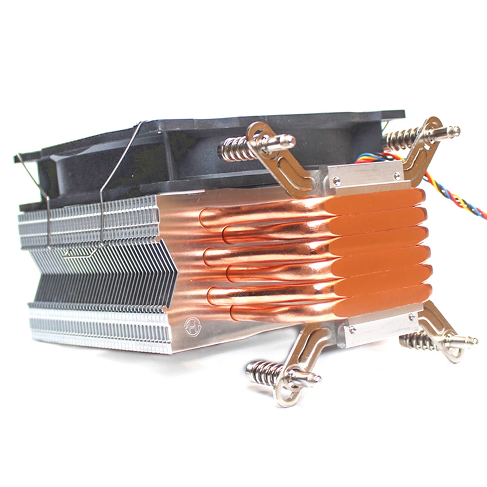 

Кулер для процессора, 4 контакта, 6 тепловых трубок, 120 мм, вентилятор охлаждения, радиатор для разъема Intel Xeon LGA 2011v3 скребок, узкий ILM X79 X99 X299, ра...