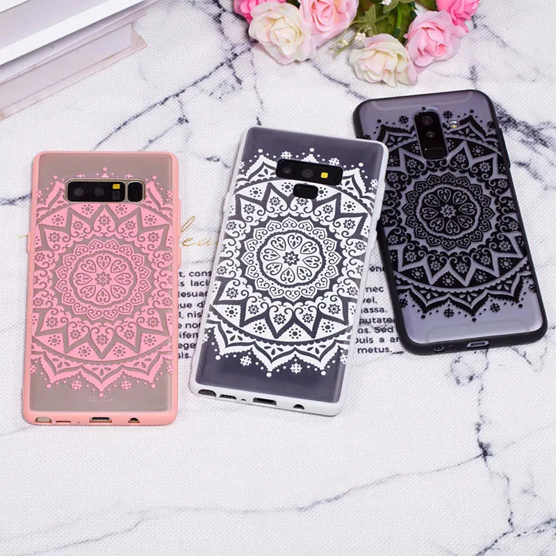3D кружевной чехол для samsung S6 S7 край S8 S9 Plus Note 8 9 чехол с цветком розы на Galaxy A6 A8 плюс чехол для Galaxy A3 A5 A7
