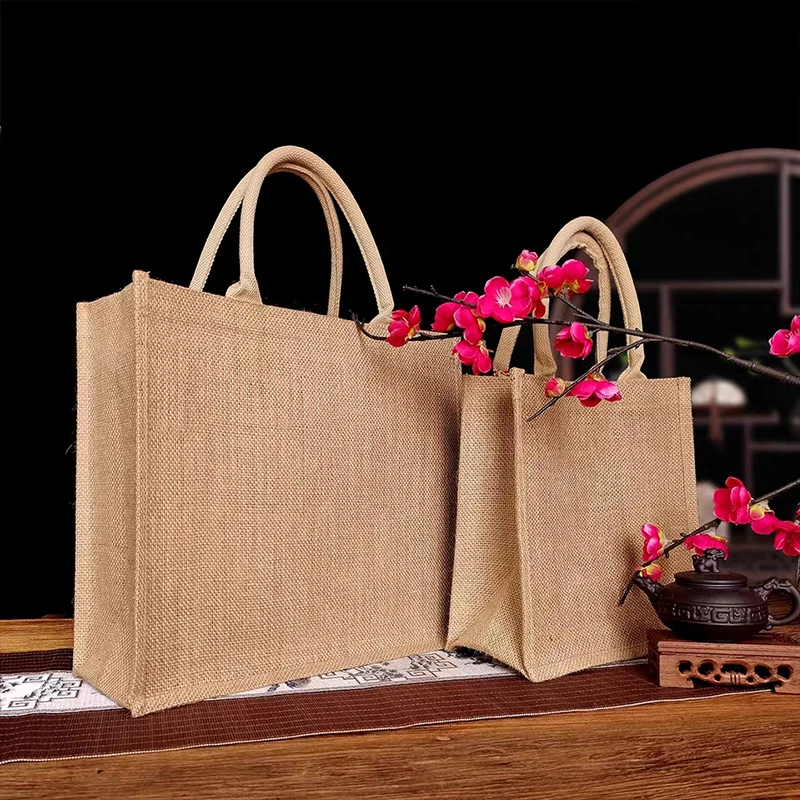 500 шт. изготовленные на заказ логотип многоразовые гессенской хозяйственные