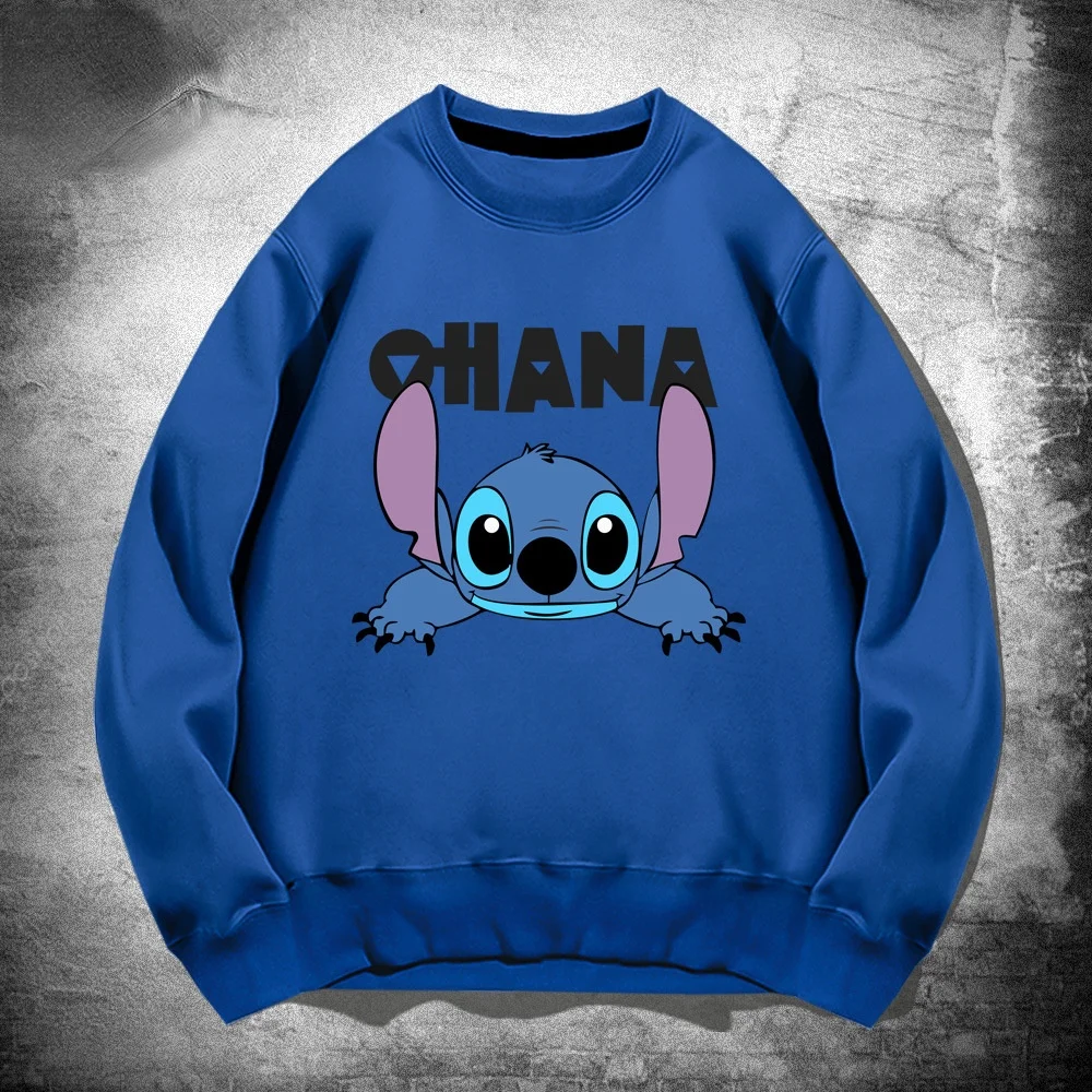 

2021 New Disney Stitch Hoodies Sweatshirts harajuku Autumn And Winter Men's clothing Male Loose Tops Casual Fashion hoodie