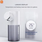 Автоматический дозатор жидкого мыла Xiaomi Mijia, USB Перезаряжаемый дозатор жидкого мыла 320 мл, дезинфицирующее средство для рук с цифровым дисплеем