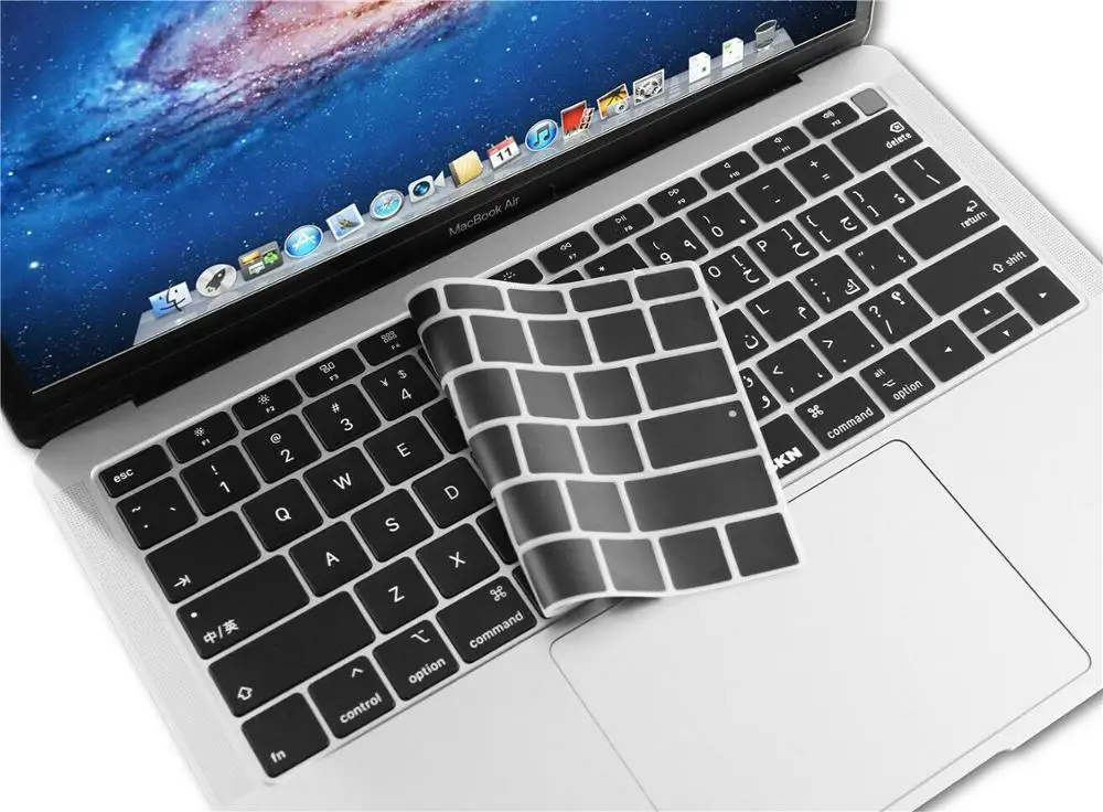 Чехол с арабской клавиатурой для 2018 нового MacBook Air 13 дюймов Touch ID A1932