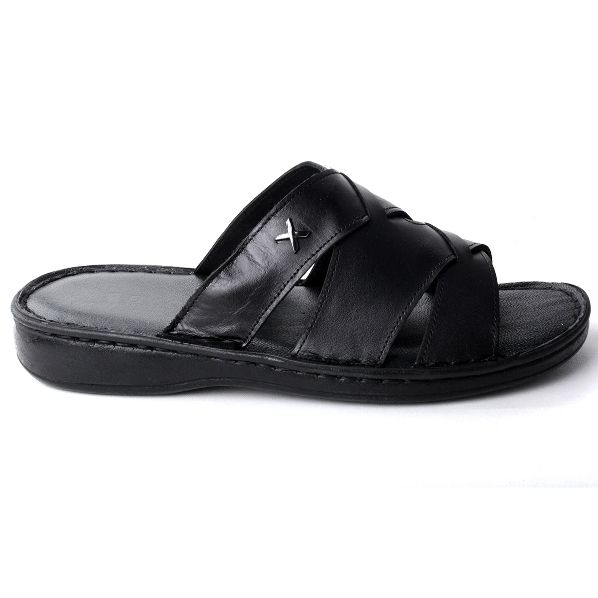

Ayakland Osnmz 149 Large Size 100 Leather Male Slippers