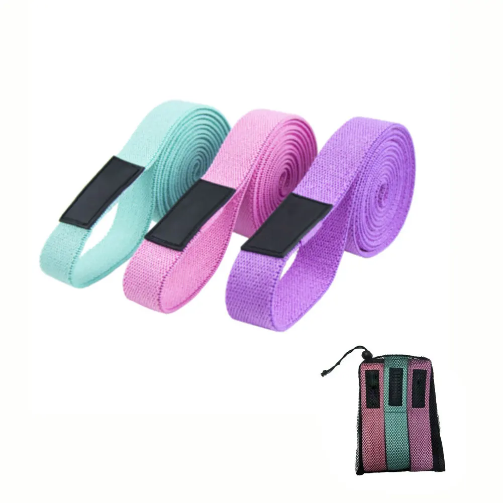 

Drop Shipping 1Pcs OEM Hip Leg Training Rubber Fitness Resistance Bands Booty Fabric Resistance Bands Set Elastic Band For Sport