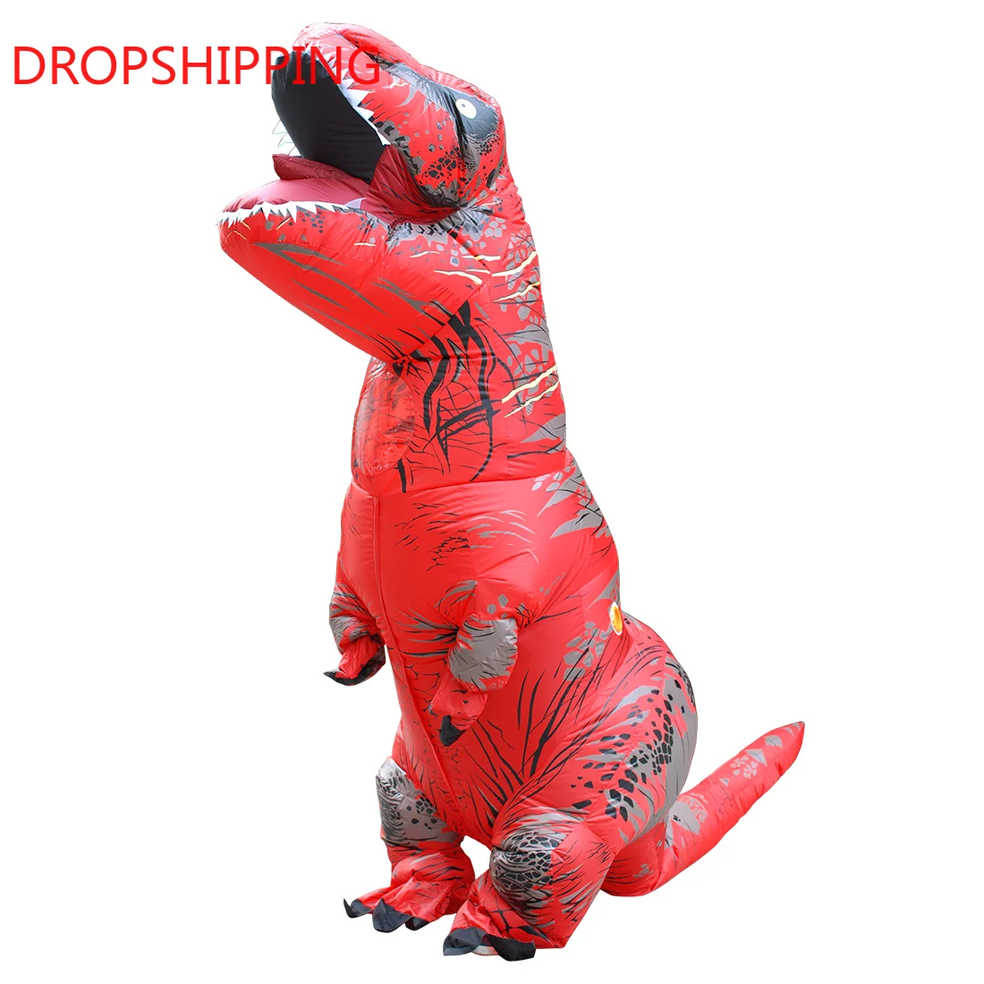 Взрослого Динозавра T REX надувной костюм животный комбинезон Детский на Хэллоуин