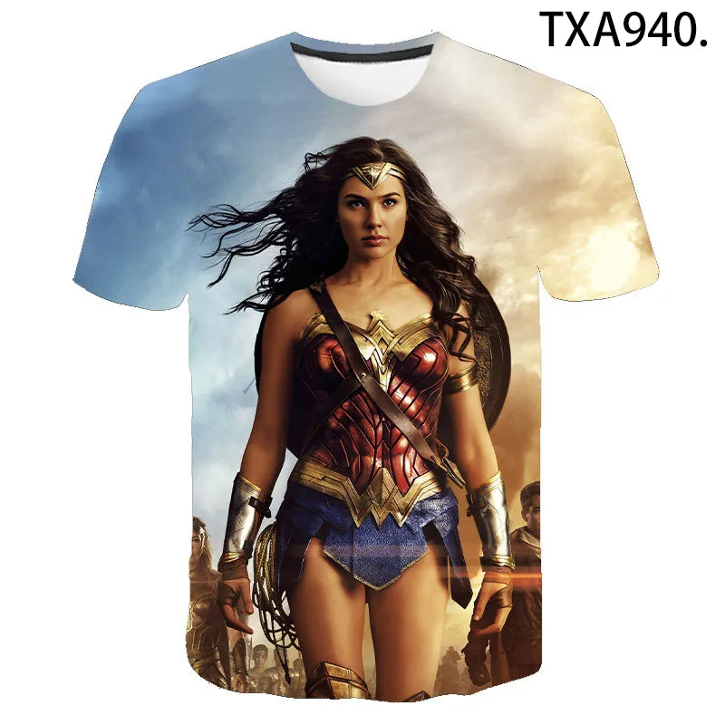 

2021 New Wonder Movie 3D Print T Shirts Casual Boy Girl Kids Fashion Streetwear Men Women Children Short Sleeve Cool Tops Tee