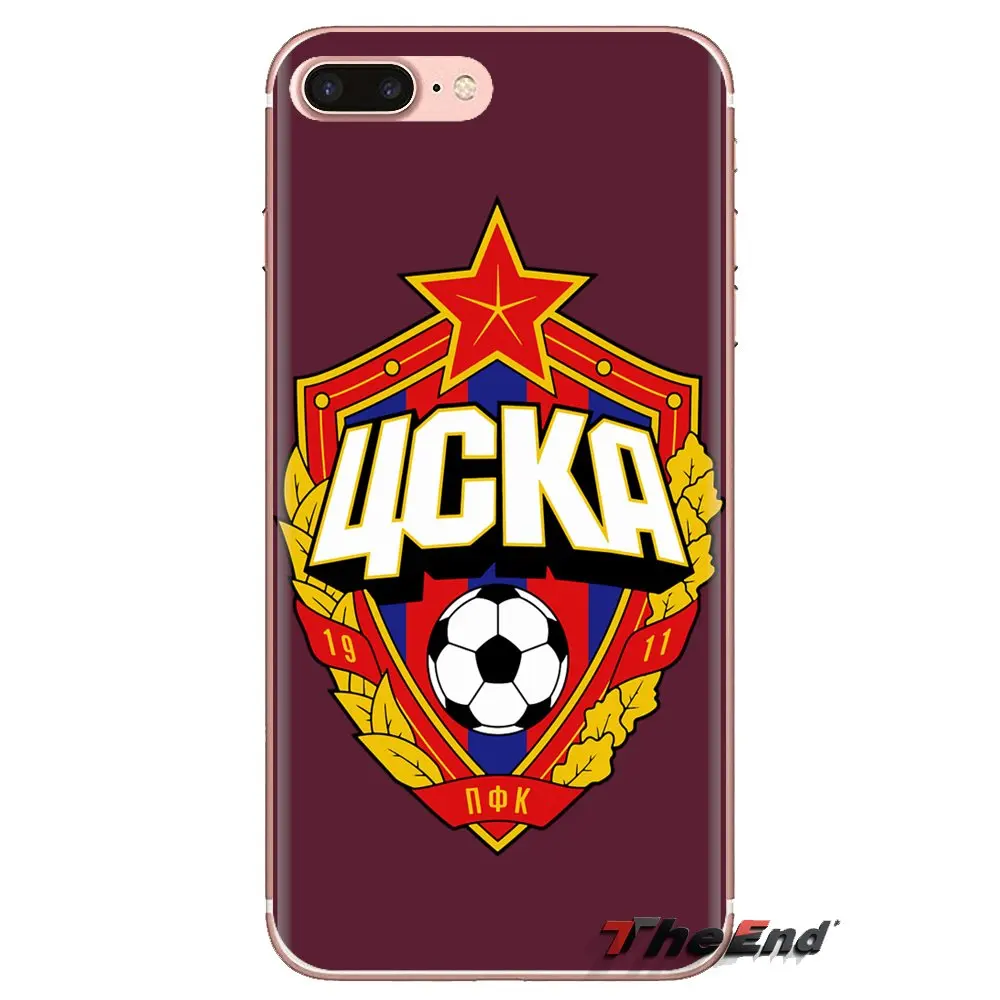 Силиконовый чехол сумка ЦСКА МОСКВА основной логотип России для LG Spirit Motorola Moto X4 E4
