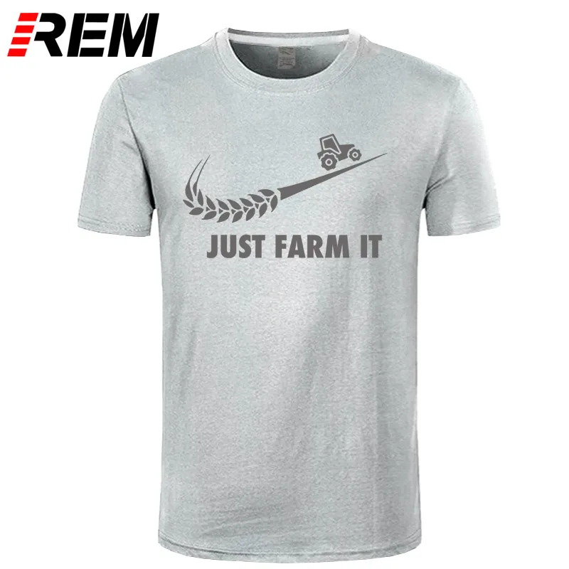Модная футболка Just Farm It, мужские хлопковые фермерские футболки с круглым вырезом и короткими рукавами, Мужская футболка для сельского хозяйства, топы