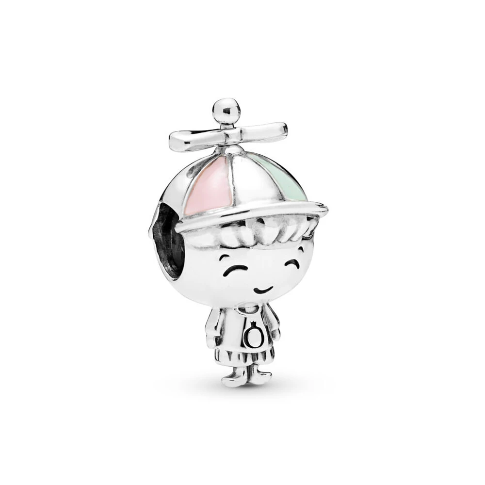 PSMB1375 Suplush, 925 пробы, серебряный шарм, вдохновленный природой, шарм, бабочка, цветок, бисер, подходит для бренда, очаровательный серебряный браслет 925 происхождения - Цвет: PSMB1375