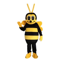high guality bees mascot costume adult size small bee free shipping