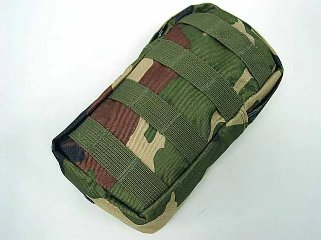 Woodland Camo Сумка Molle Camo, Военная Тактическая Сумка Molle, сумка для первой помощи, сумка для мелочей, сумка для охоты на открытом воздухе, сумка для военных аксессуаров, чехол - Цвет: Woodland Camo