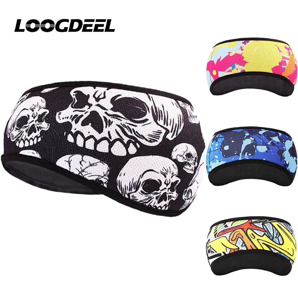 

LOOGDEEL осень-зима ветрозащитный теплый флис ухо Защитная повязка для головы на открытом воздухе видов спорта, для катания на лыжах, Рыбалка езда на велосипеде повязка на голову