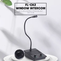 fl ck2 window intercom dual way system for bank ticket office post office hospital zero touch counter conveninet service