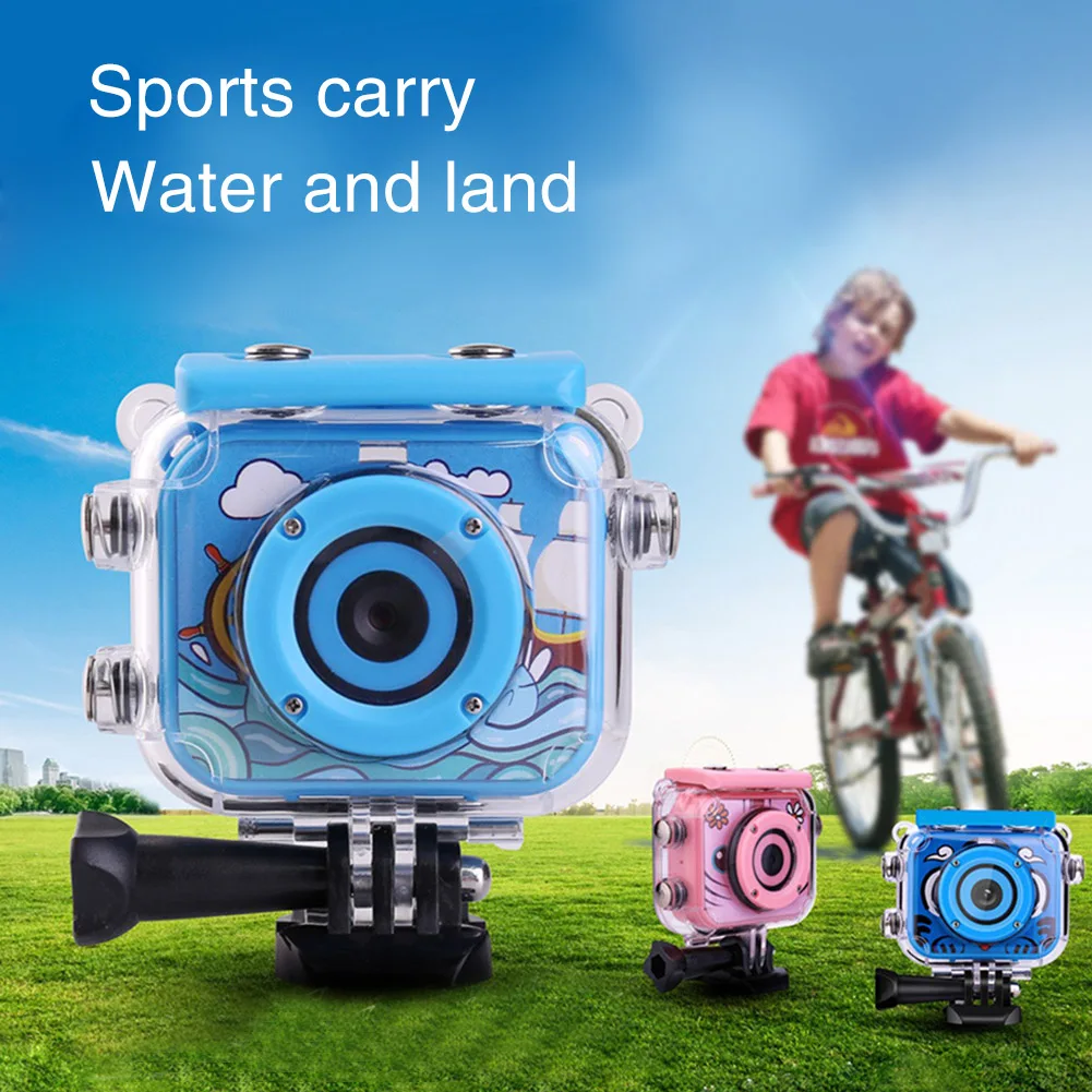 Детская USB перезаряжаемая 2 Дюймовая видеокамера с экраном анти осенняя мини