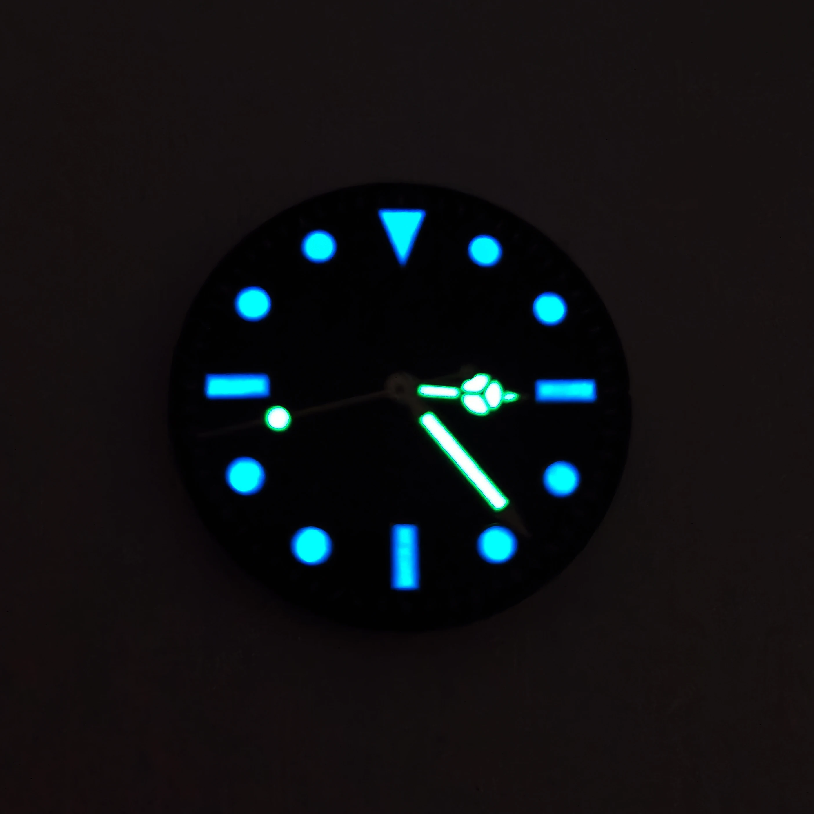 

New Watch Parts 28.5MM Blue luminous Dial And Hands Fit Eta2836 2824 2892 Automatic Movement