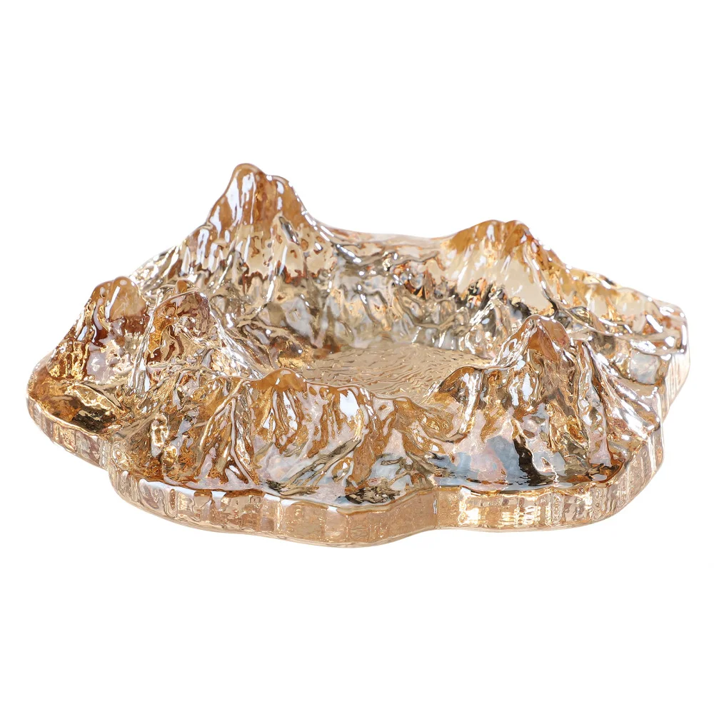

Пепельница на стол Iceberg Snow Mountain, Современное украшение для дома, 16x5x5 см, креативный стеклянный Новый декор для курительной комнаты, подарки д...