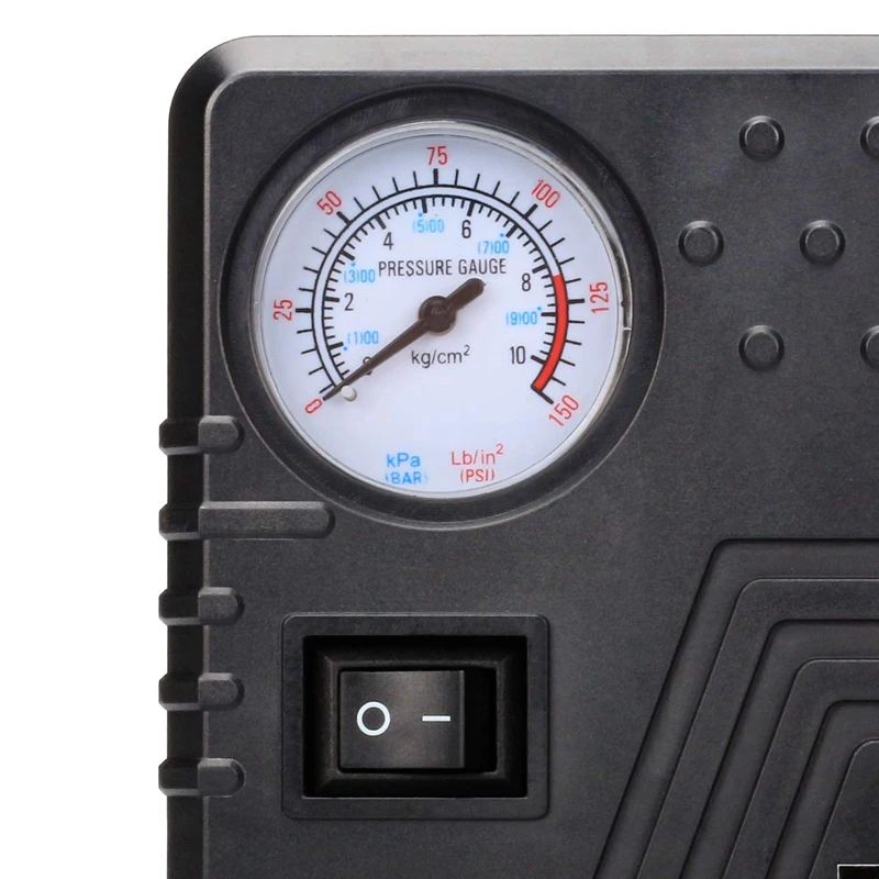 

Portable Air Compressor Pump 150 Psi-Dc 12V Auto Tire Inflator Gauge Car Pump With Analog Display,Te-0D