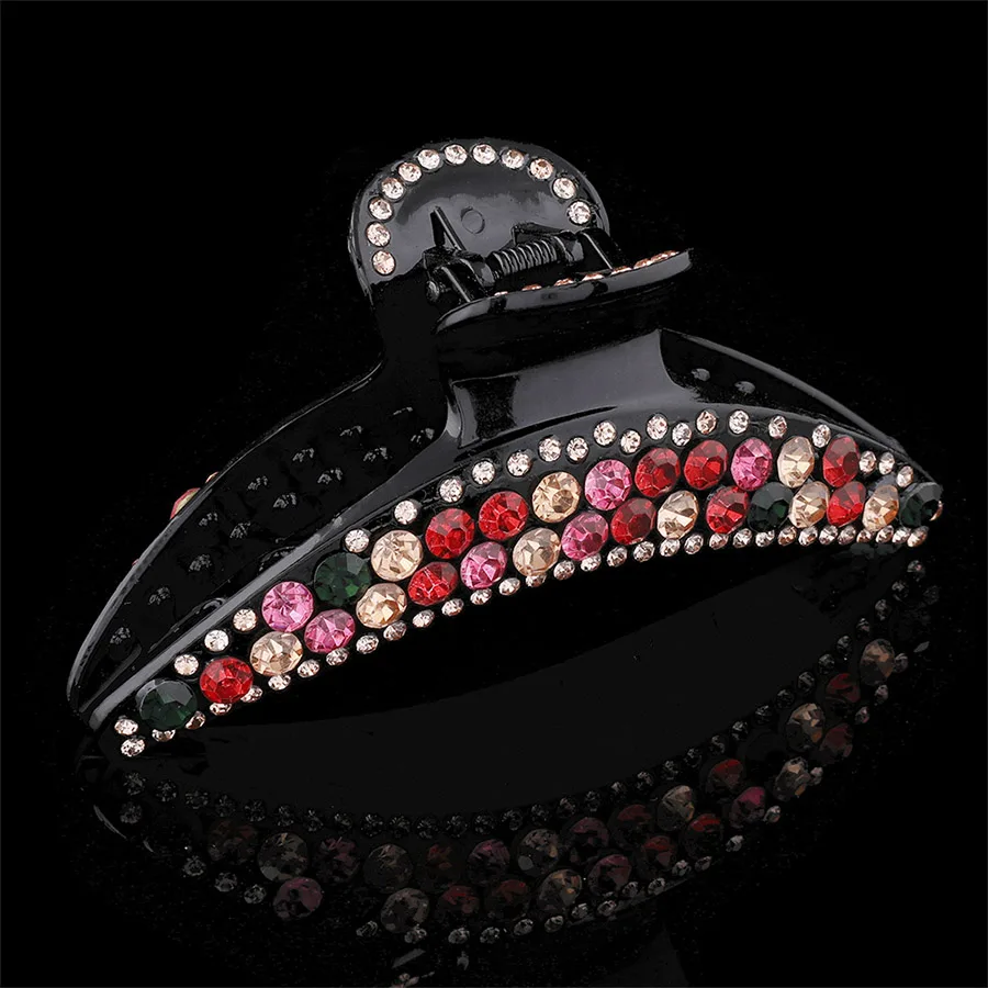 Моланс Элегантный хрустальный зажим для волос 2020 Новые женские винтажные яркие стразовые заколки с узлом-бантом ювелирные изделия.