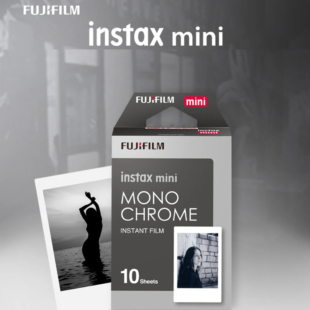 Фотопринтер Fujifilm Instax Mini 9 10 60 листов монохромная фотобумага для мгновенной печати