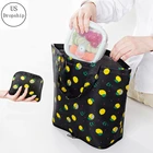 Новая Складная портативная сумка для ланча, вместительная утолщенная изоляционная сумка из алюминиевой фольги, водонепроницаемый маслостойкий Ланч-бокс, сумки для пикника