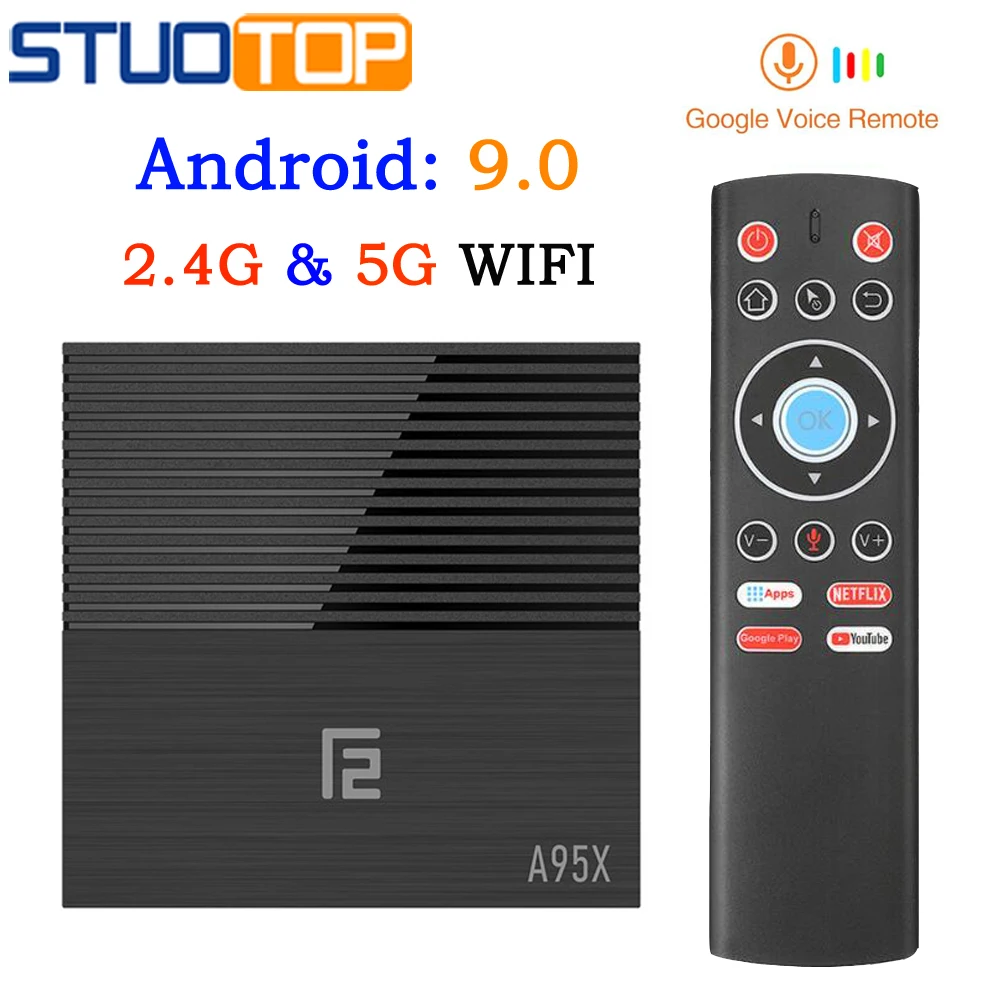 A95x F2 Смарт ТВ приставка Android 9,0 ТВ приставка S905 x2 4G 64G 4k четырехъядерный приставка медиаплеер Поддержка IP tv PK X96 MAX HK1