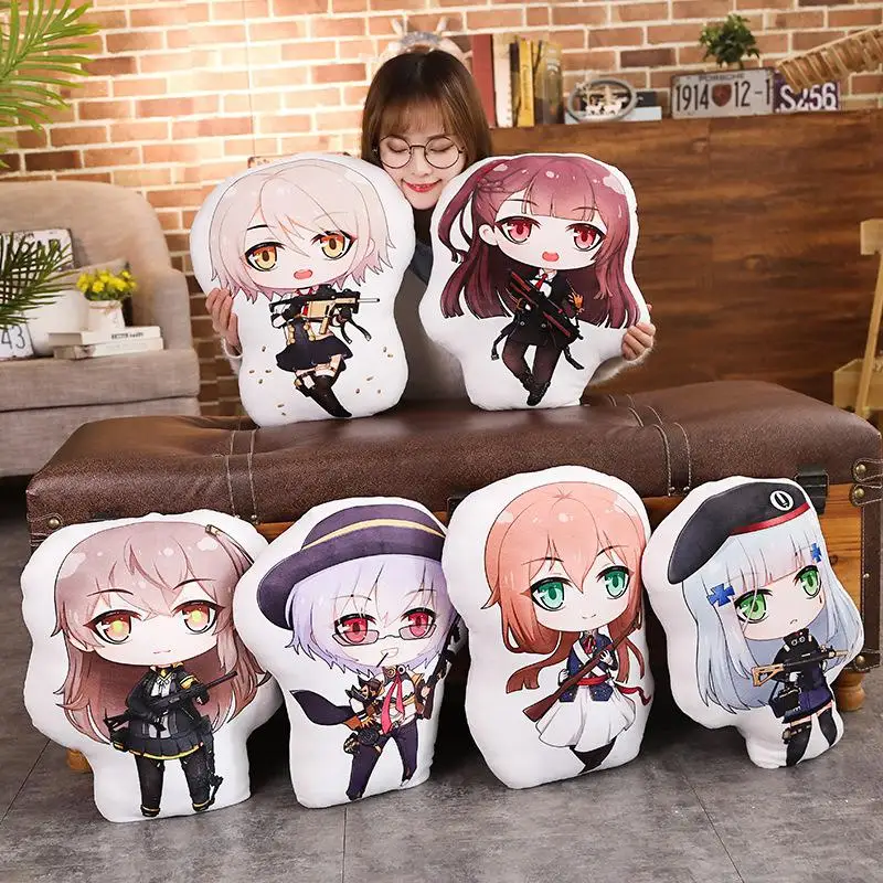 

Girls Frontline Anime Manga Game Peripherals Plushies Two Dimensions Cartoon Kawaii Sofa Cushion Pillow Stuffed Plush Doll Toys