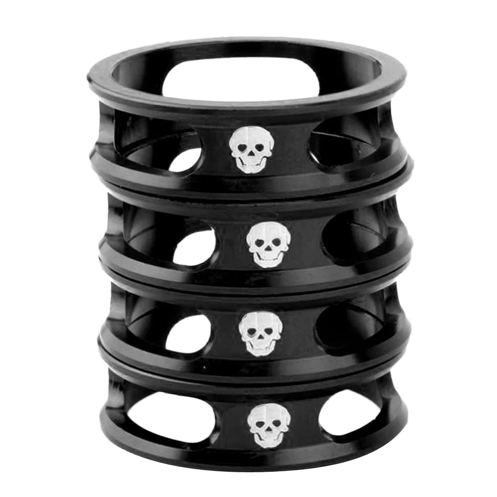 10 мм x 4 комплект для велосипедной гарнитуры Омыватель руля 1 1/8 дюйма черный