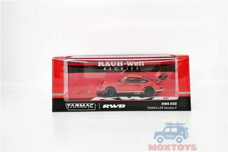 Гудронированное шоссе работает 1:64 из RWB 930 анальгетика Ver 2 красный литья под