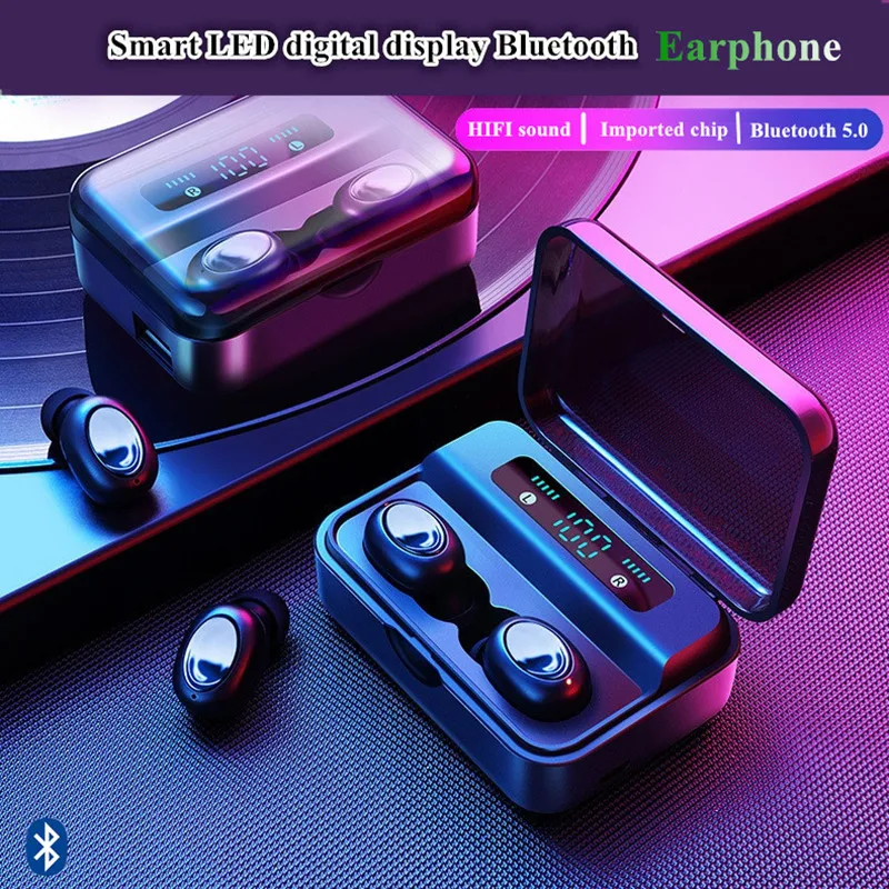 Новые беспроводные наушники Bluetooth 5 0 TWS гарнитура Hi Fi мини вкладыши для спорта и