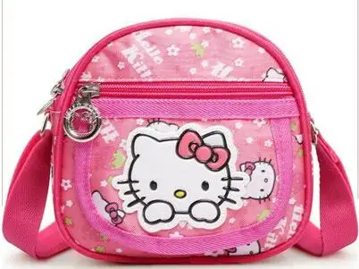 02 Hello kitty/Повседневная сумка на плечо для девочек; модные водонепроницаемые детские сумки; сумка для монет - Цвет: 02
