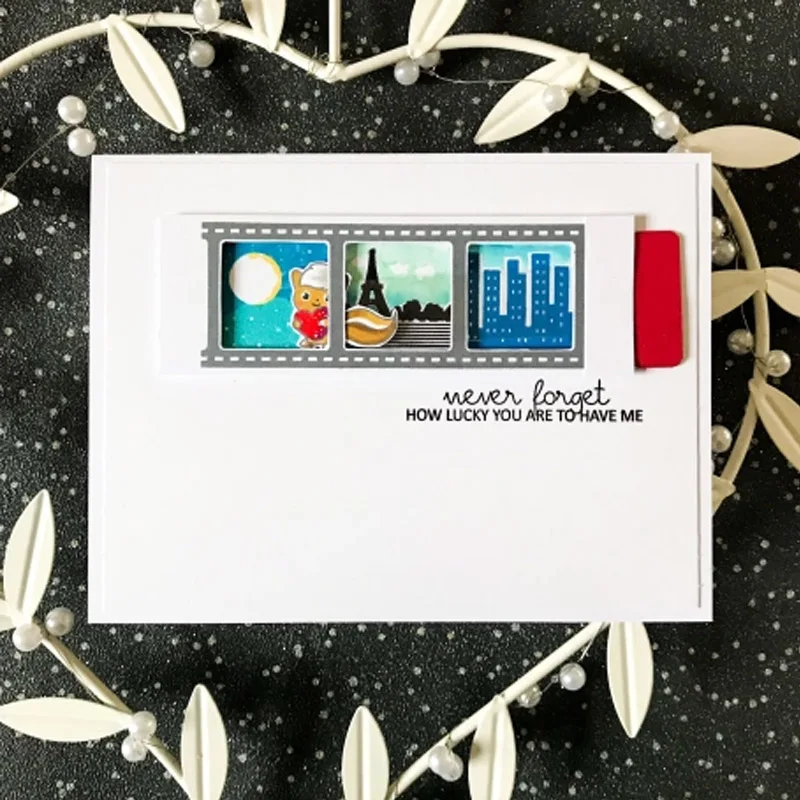 Милая Лисичка отправка Love Clear Stamp + Die Cut Fox & Story фраза штампы и 2020 для
