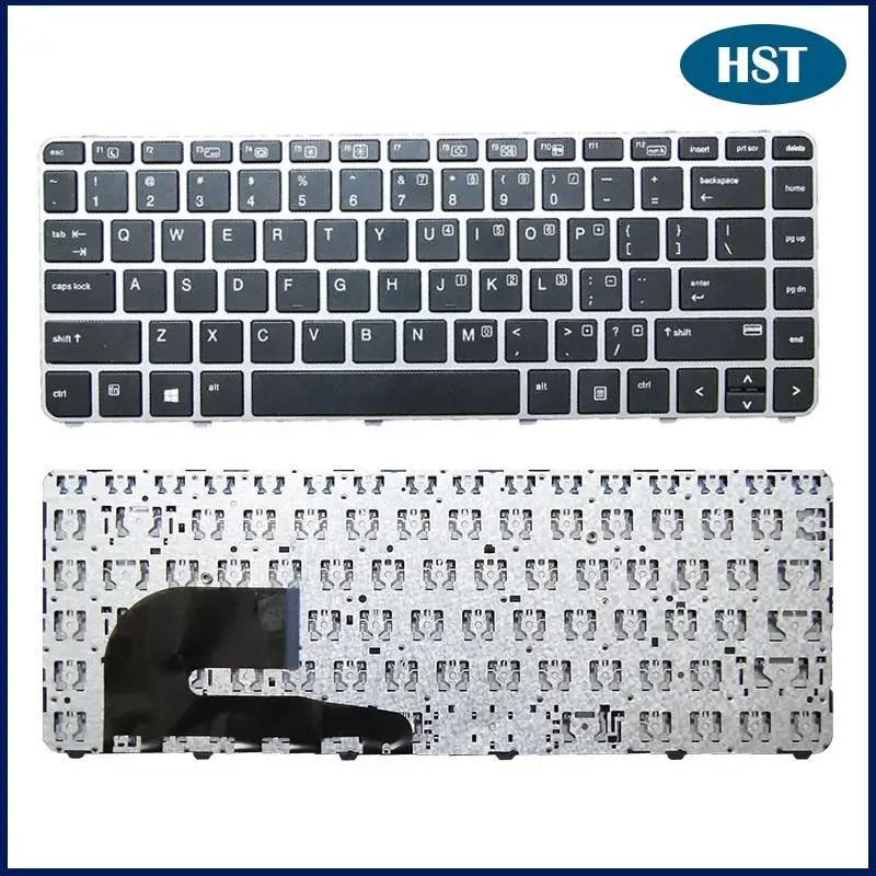 Оригинальная клавиатура США для HP EliteBook 840 G3 G4 848 745 Серебристая Замена клавиатуры