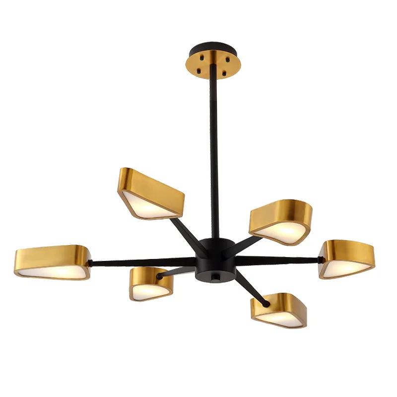 Современная простая роскошная люстра для гостиной спальни отеля виллы кофейни