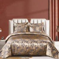 jane spinning floral luxury bedding set gold bed linen flower duvet cover king single comforter set queen for adults