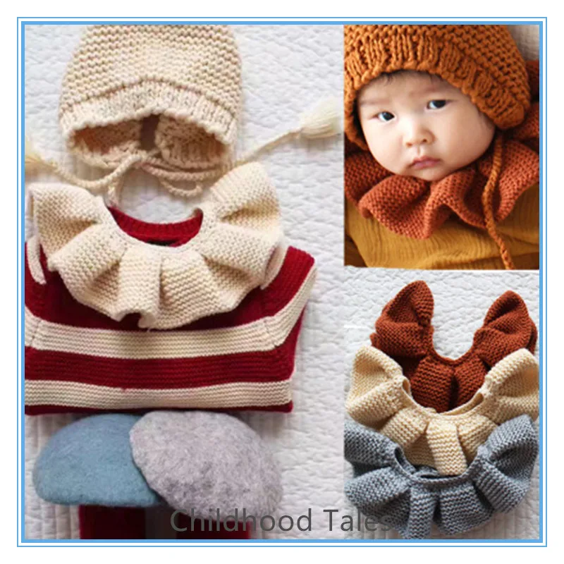 

Autumn and winter new knitted soft snood not tie people, versatile boys and girls baby warm snood children scarf