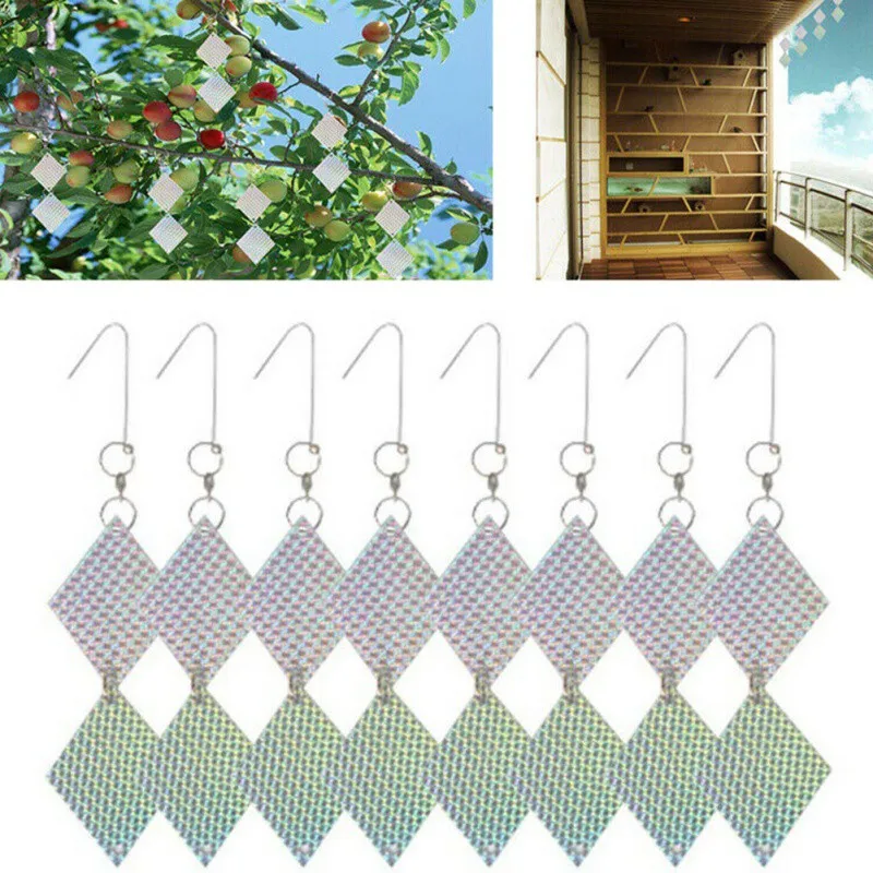 

Светоотражающие лазерные кольца Drive Bird (набор из 8 струн), Светоотражающие украшения для вождения и сада