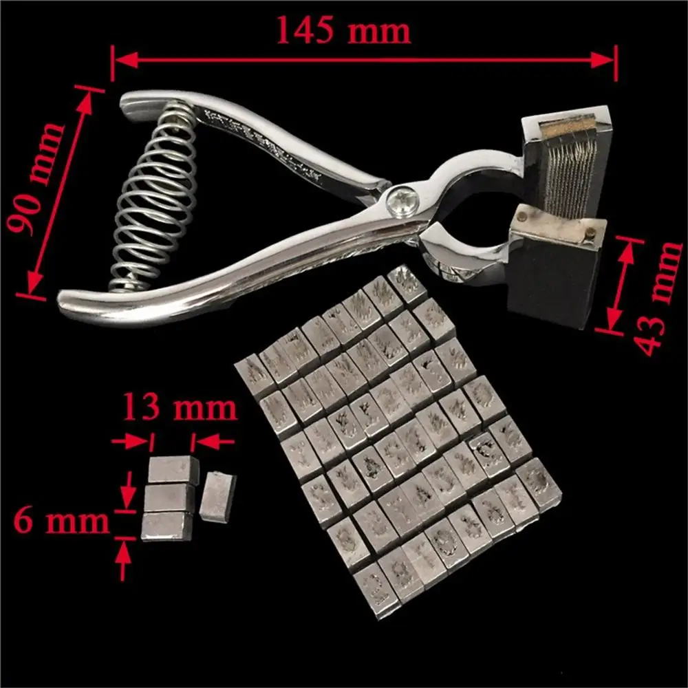 1 Набор плоскогубцев для ушей кролика зажим татуировки в виде животных