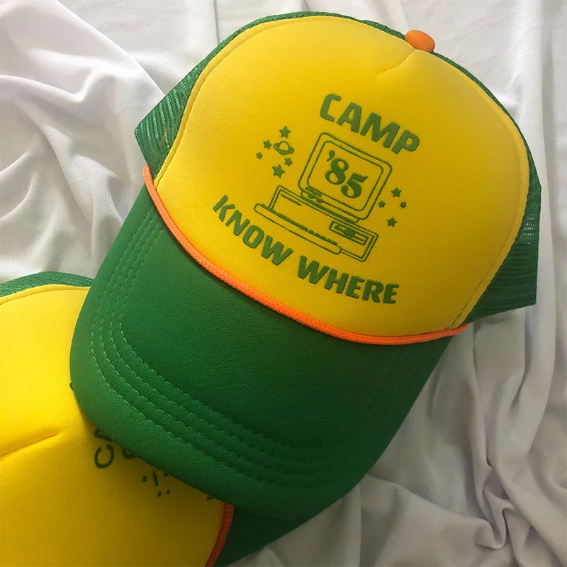 Сетчатая шляпа кепка от солнца для косплея Дастин сезон 4 бейсболка взрослых