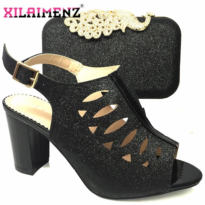 Лидер продаж комплект из женских туфель и сумочки в африканском стиле