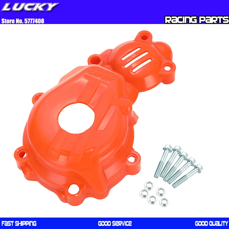 Зажигания Защитная крышка для SX F EXC XC 250 350 шесть дней 4 тактный мотокросса МХ Enduro в